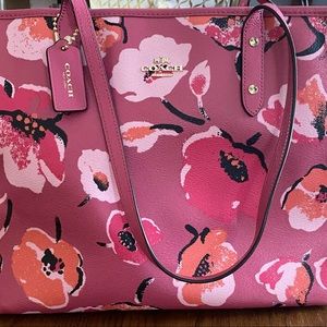Coach Pink Floral Bag